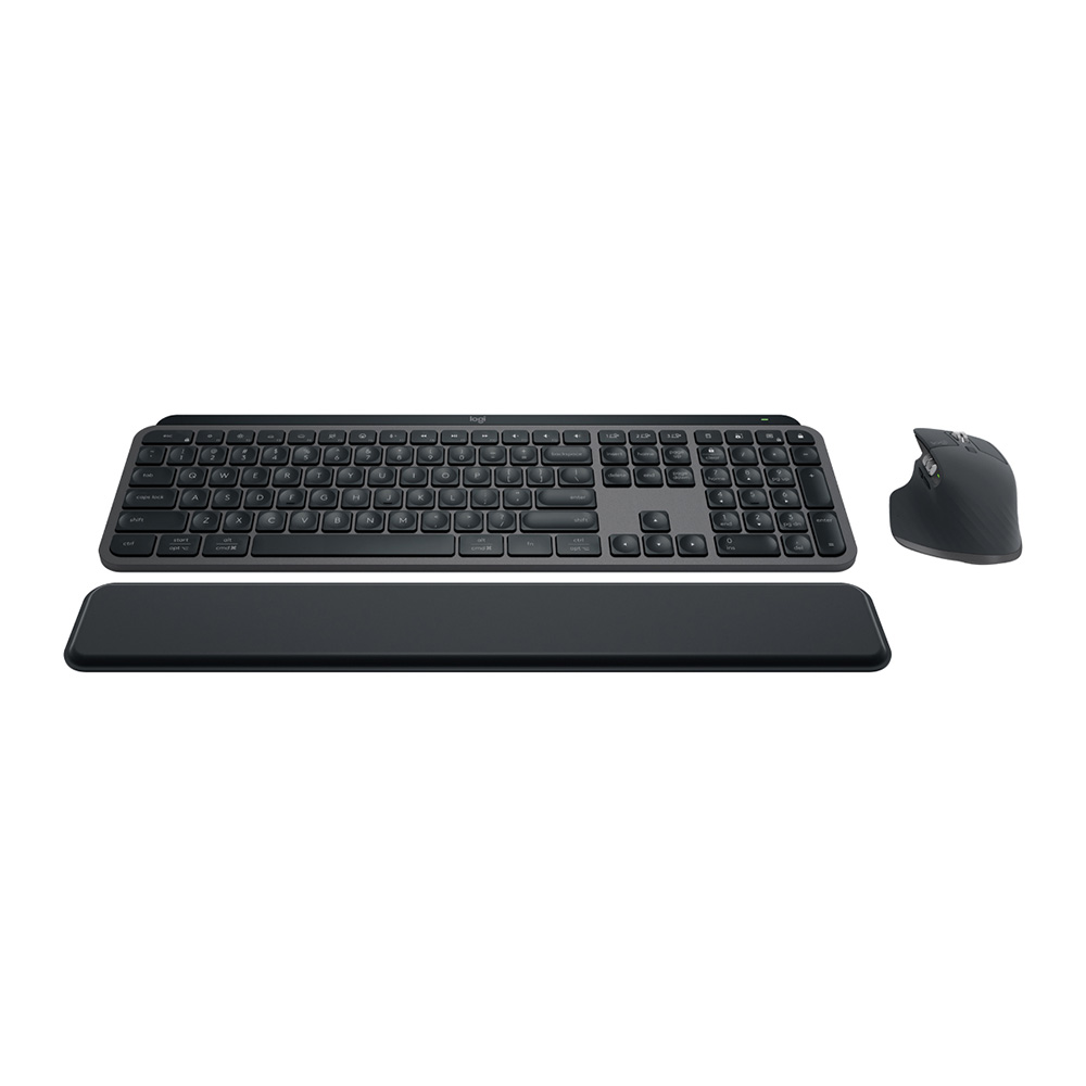 Logitech MX KEYS S 及 MX Master 3S 無線高階鍵鼠套裝 (配手托)(石墨灰)