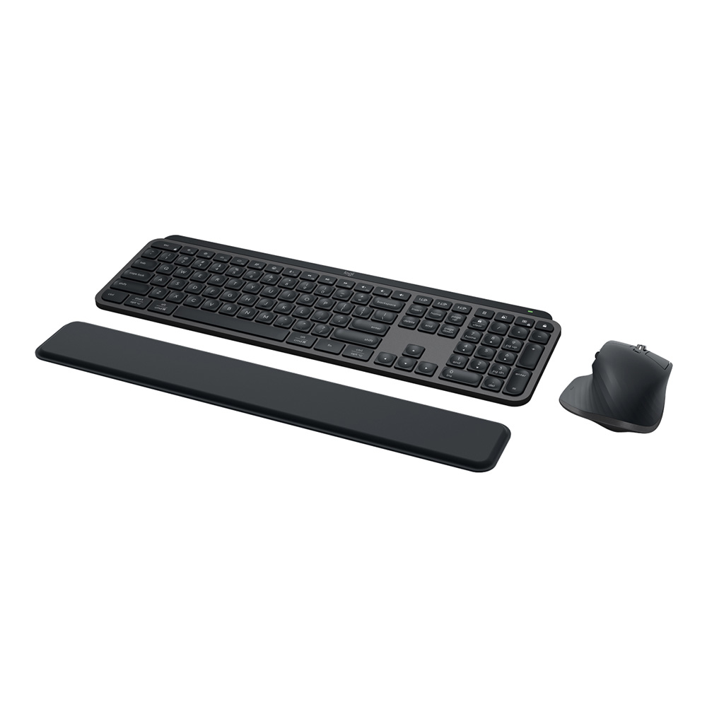 Logitech MX KEYS S 及 MX Master 3S 無線高階鍵鼠套裝 (配手托)(石墨灰)