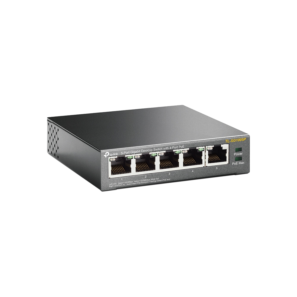 TP-Link TL-SG1005P V1 5埠 Gigabit 桌上型交換器