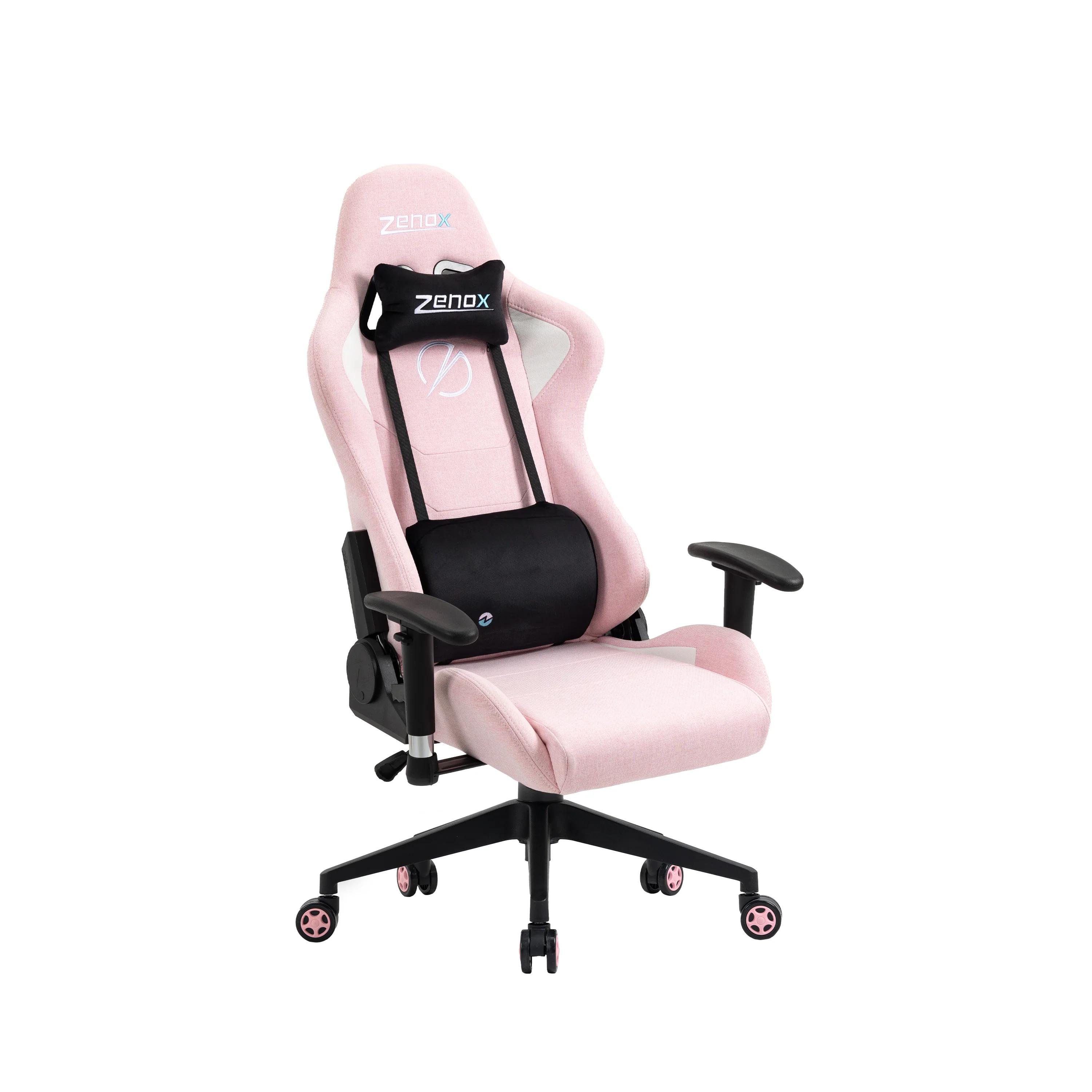 C254F Zenox Mercury MK-2 人體工學高背電競椅(Fabric/Pink)