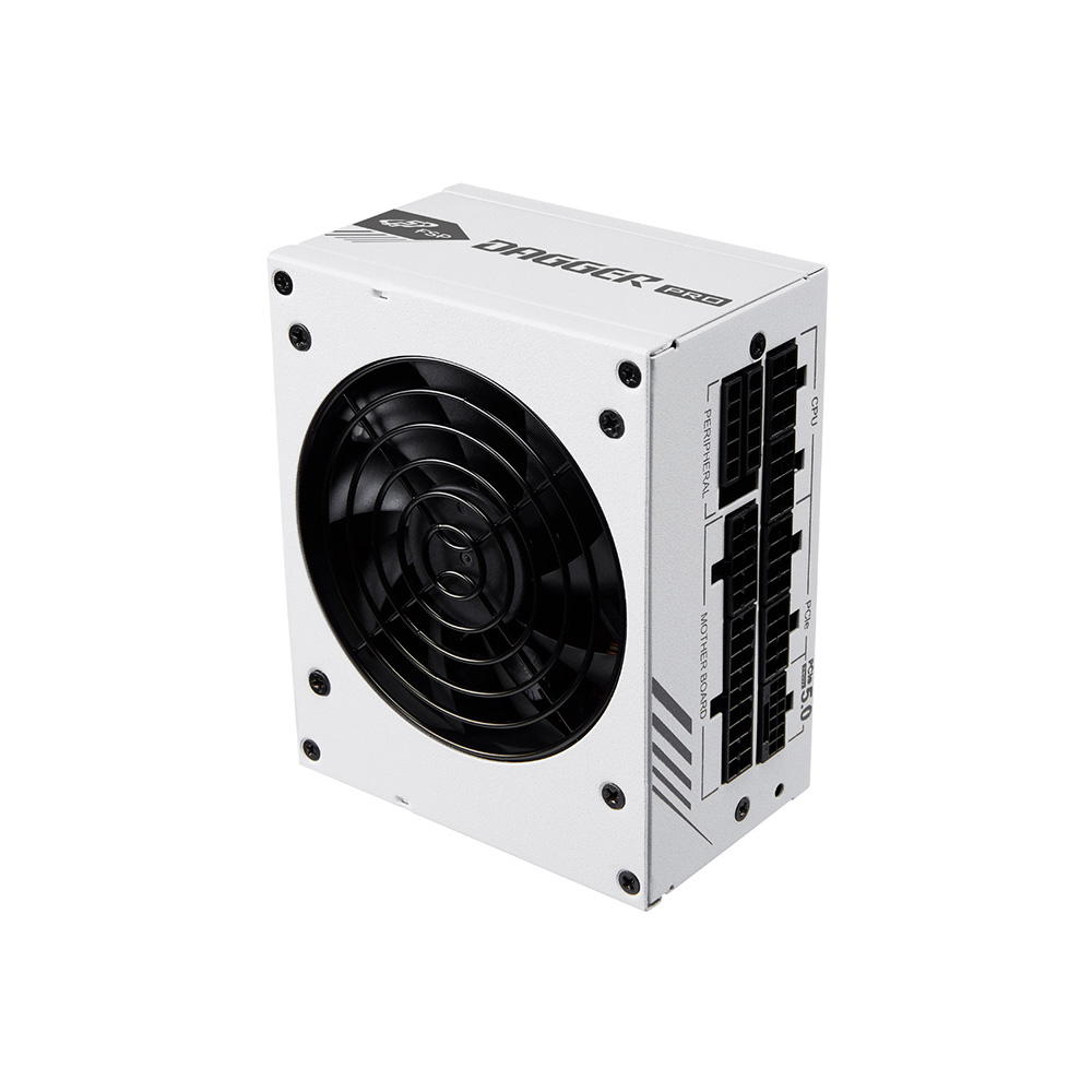 FSP 金鋼彈 DAGGER PRO ATX3.0(PCIe5.0) 850W White 金牌電源供應器(白色)