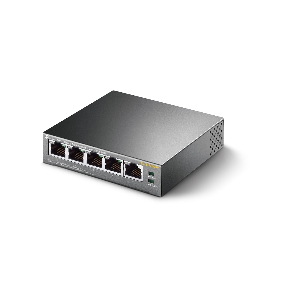 TP-Link TL-SG1005P V1 5埠 Gigabit 桌上型交換器