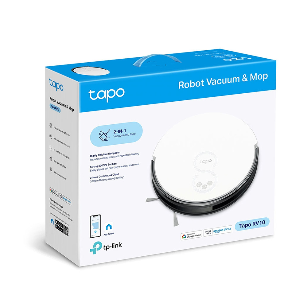 TP-Link Tapo RV10 掃拖機器人(掃地+拖地雙功能)