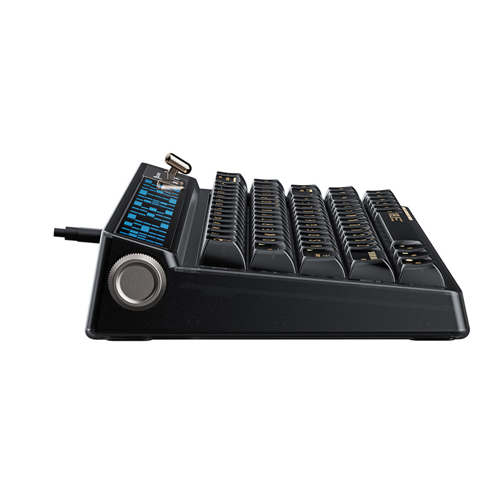 Machenike KT68 Limited Edition 68鍵 PBT RGB Hot-Swappable 可換軸 藍牙無線機械鍵盤 透明黑(凱華知冬軸)