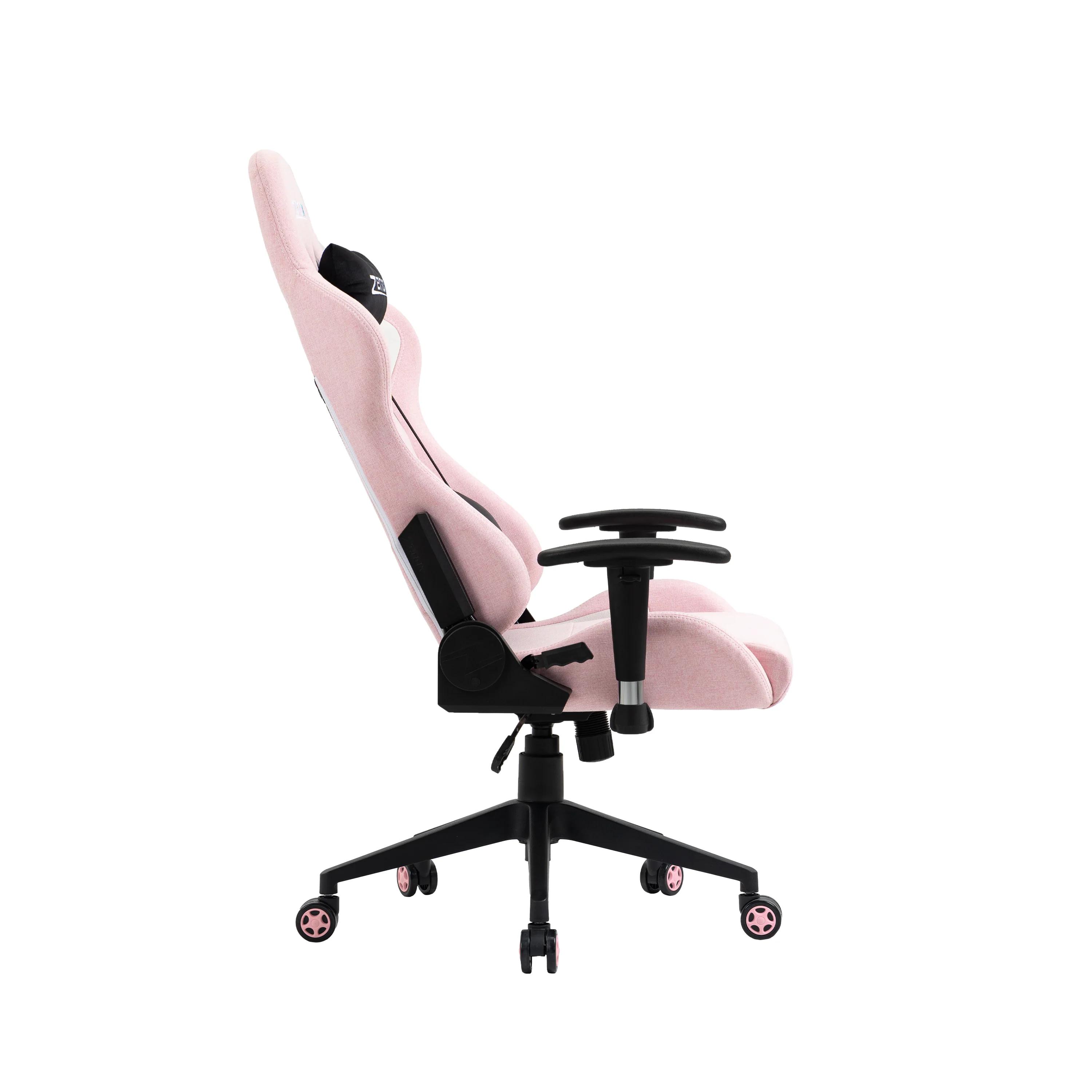 C254F Zenox Mercury MK-2 人體工學高背電競椅(Fabric/Pink)
