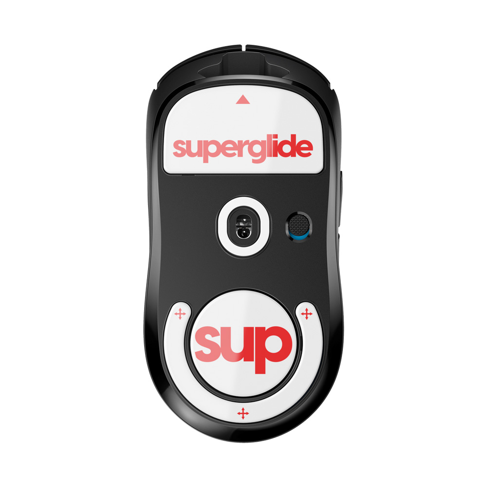 Pulsar Superglide V2 滑鼠腳貼 For Logitech GPX Superlight(白/紅)(LGSSGWR2)