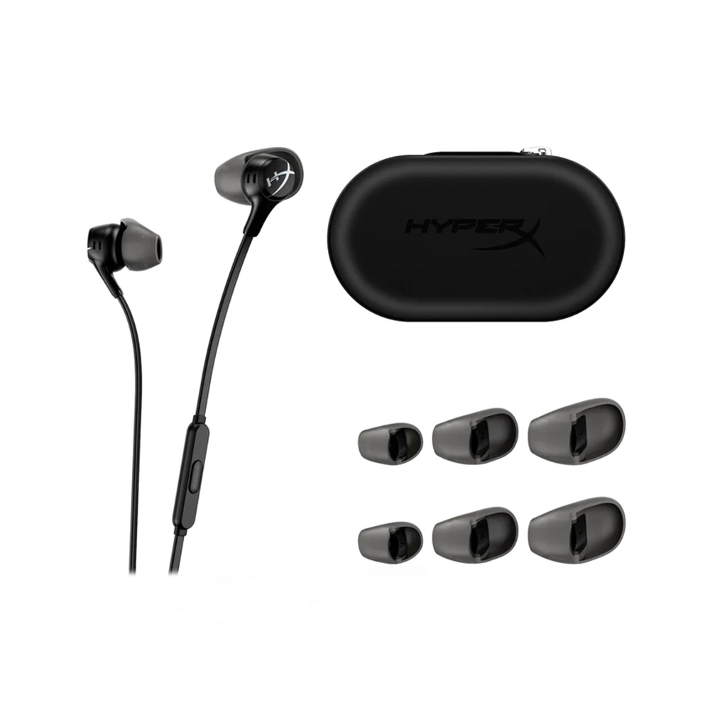 HyperX Cloud Earbuds II 入耳式遊戲耳機(黑色)