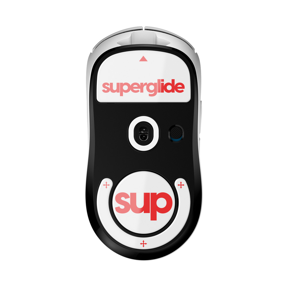 Pulsar Superglide V2 滑鼠腳貼 For Logitech GPX Superlight(白/紅)(LGSSGWR2)