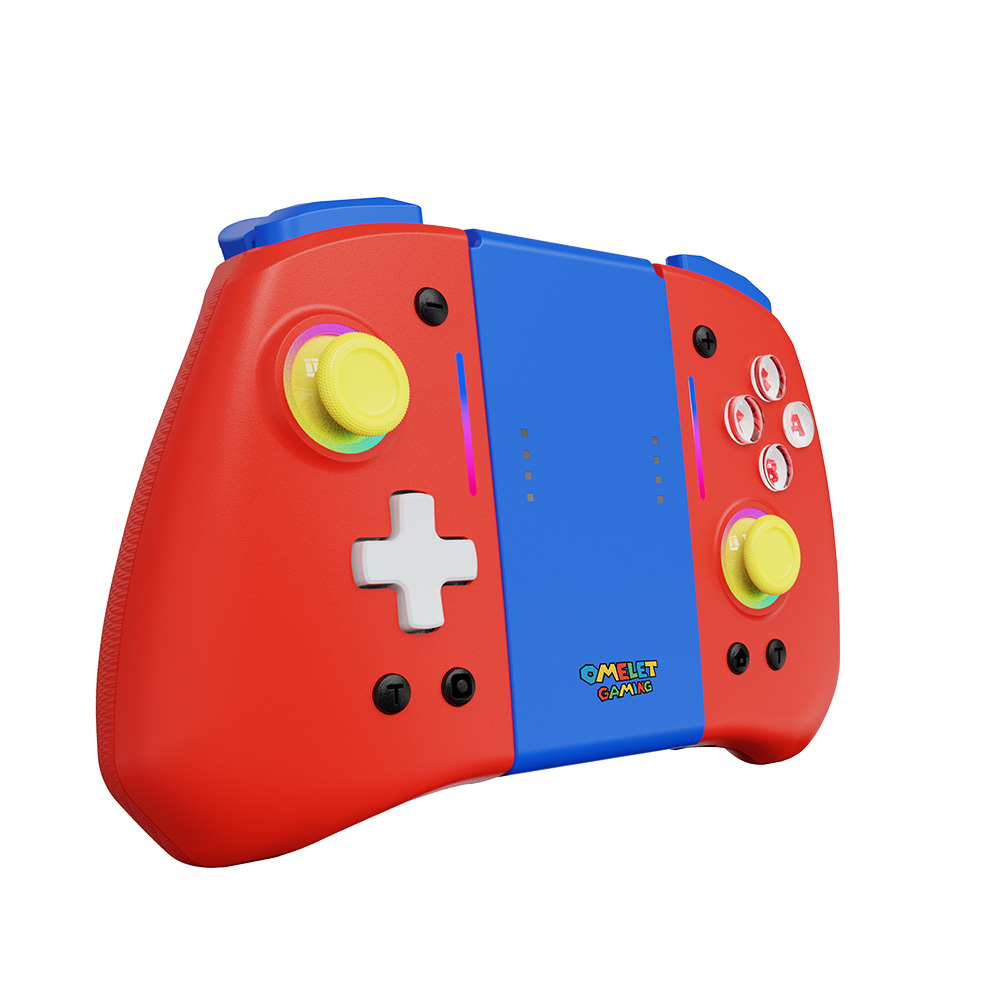Omelet Nintendo Switch 專用 Pro+ Joy-Pad 無線控制器(跳躍紅)