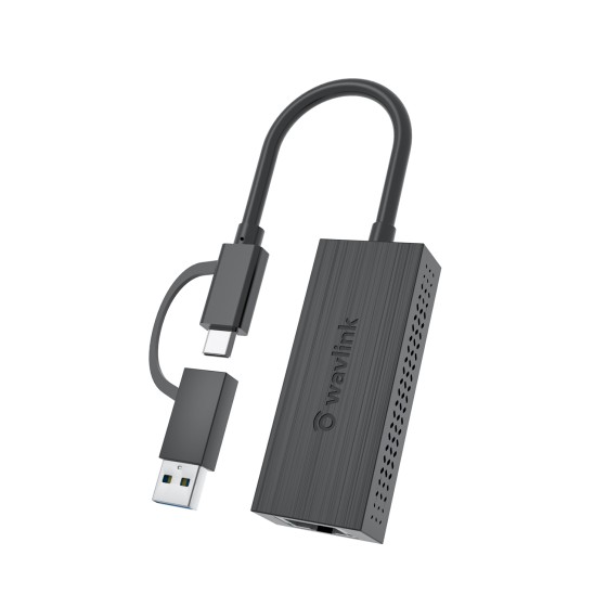 Wavlink USB-C and USB-A to 2.5 Gigabit Ethernet Adapter (WL-NWU331GCA)
