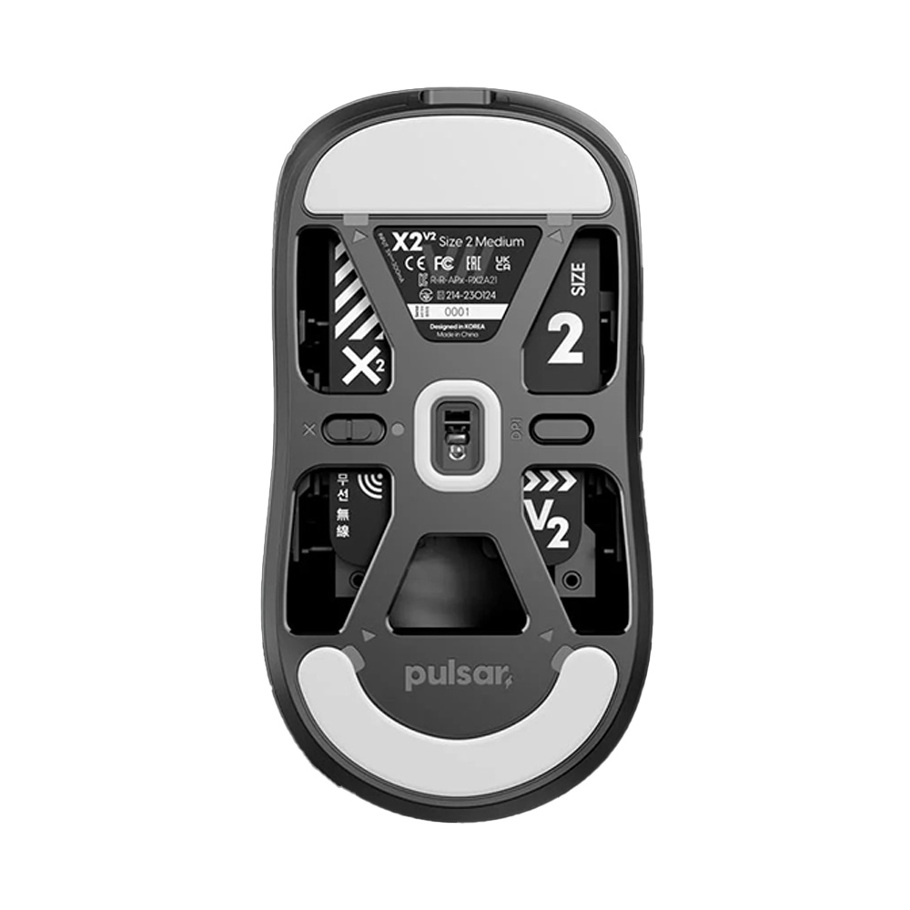 Pulsar X2V2 Size 2 無線遊戲滑鼠(Black)