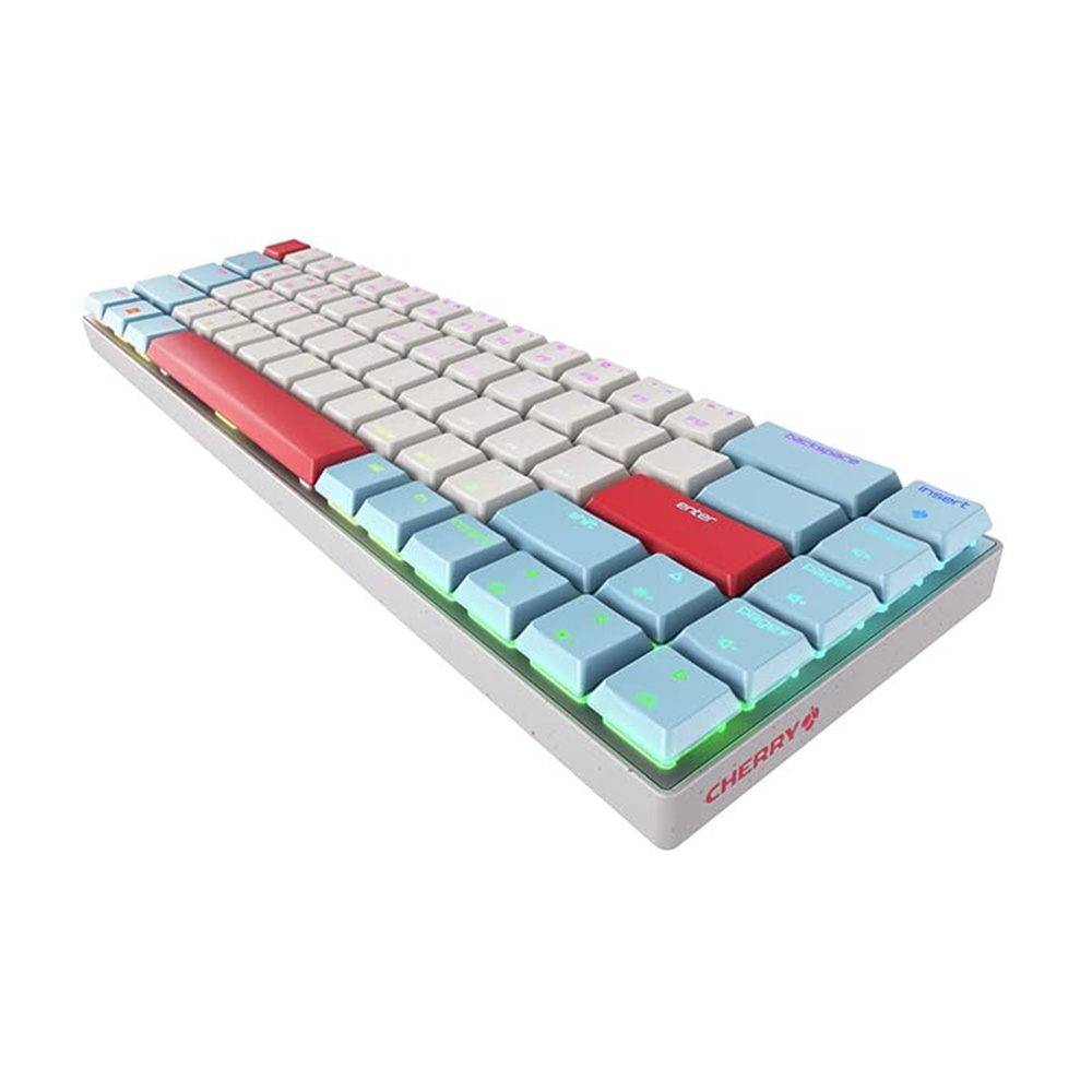 CHERRY MX-LP 2.1 Compact Wireless RGB 小巧 無線 機械式遊戲鍵盤(白色)