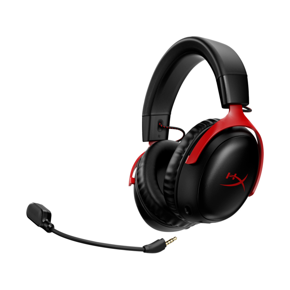 HyperX Cloud III Wireless 無線遊戲耳機(紅黑色)