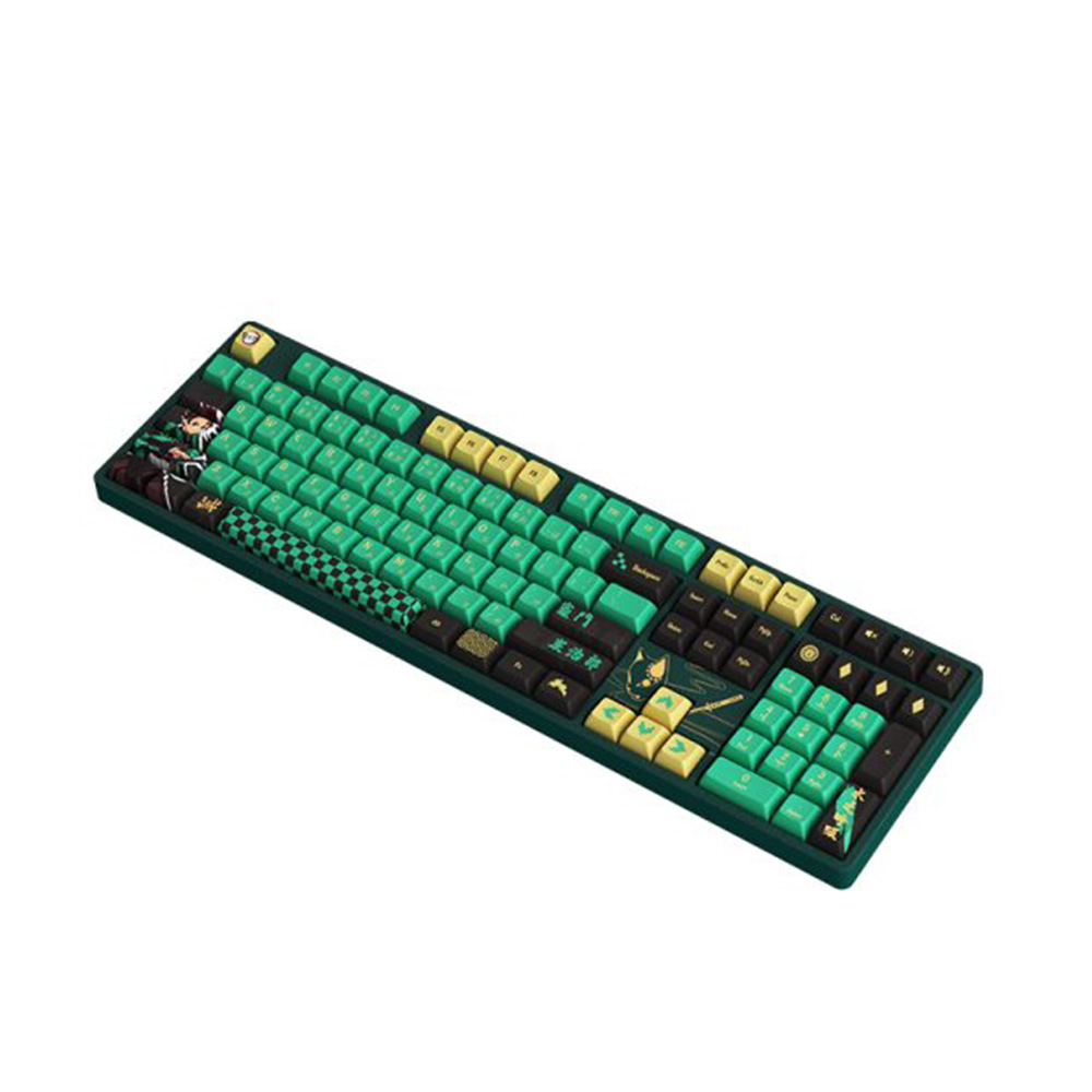 AKKO 5108B Plus 三模108鍵 鬼滅之刃炭治郎特別版 RGB機械鍵盤(奶黃軸)