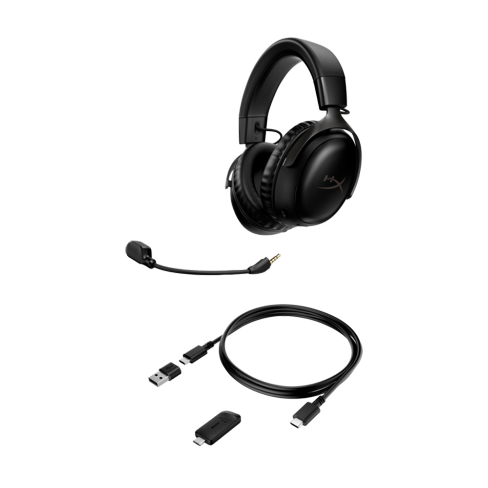 HyperX Cloud III Wireless 無線遊戲耳機(黑色)