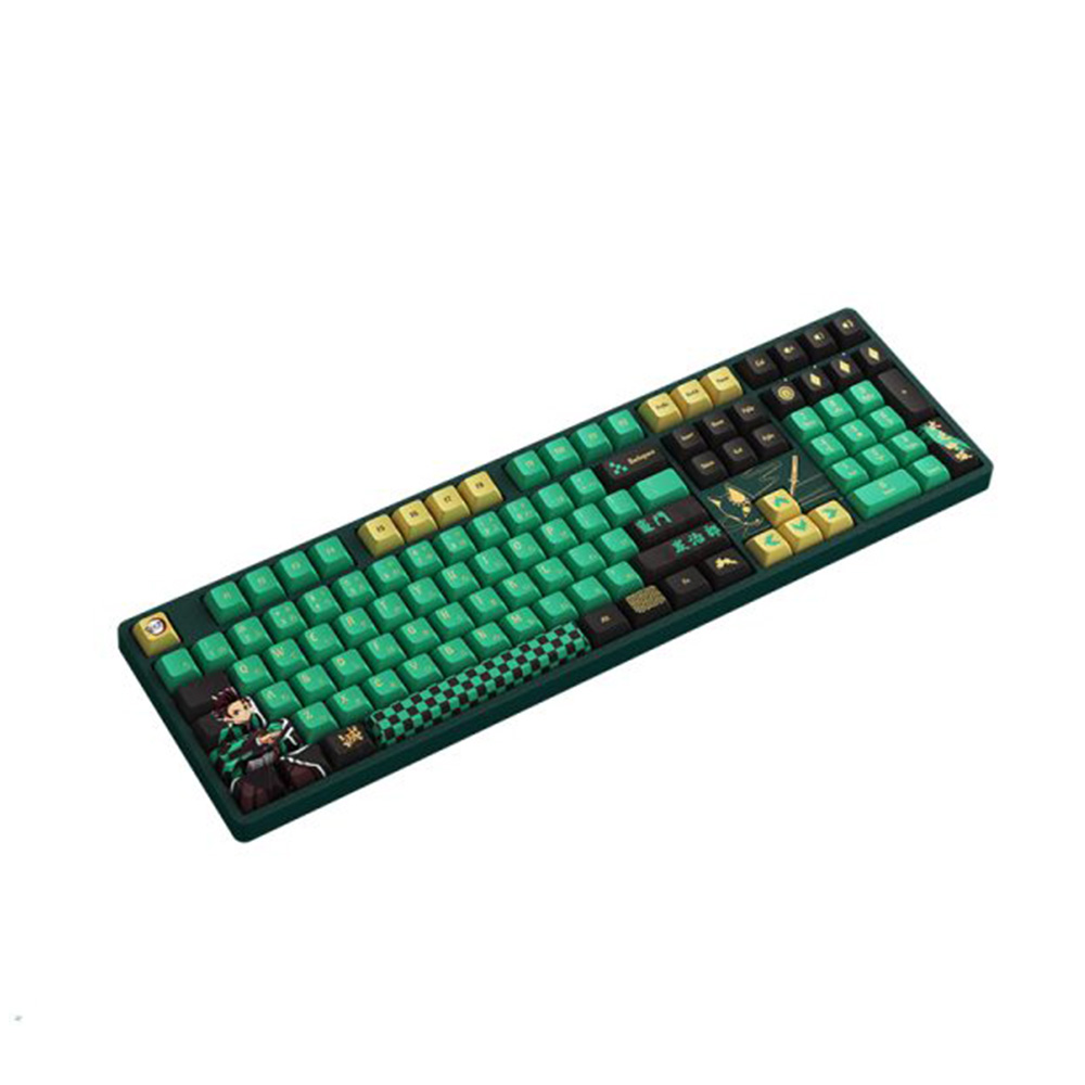 AKKO 5108B Plus 三模108鍵 鬼滅之刃炭治郎特別版 RGB機械鍵盤(奶黃軸)