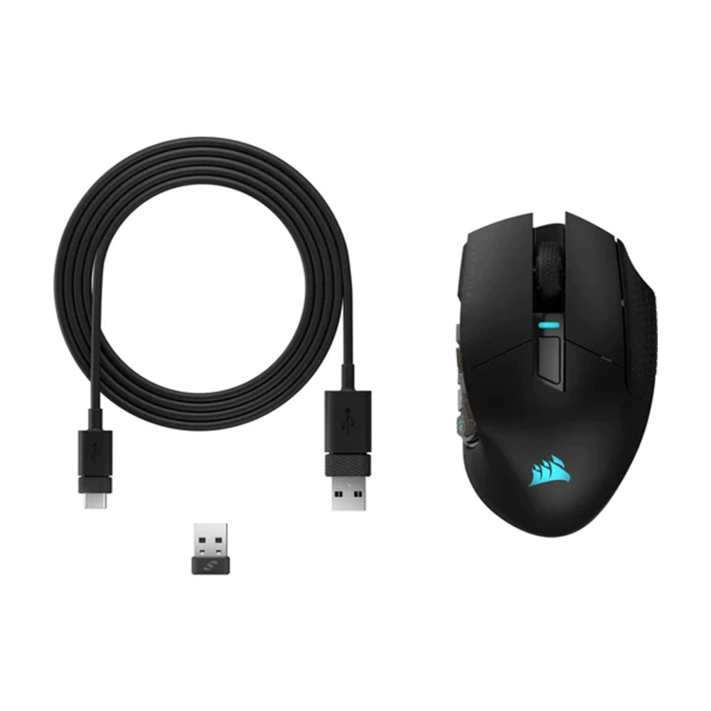Corsair SCIMITAR RGB ELITE WIRELESS 光學MOBA/MMO 遊戲滑鼠