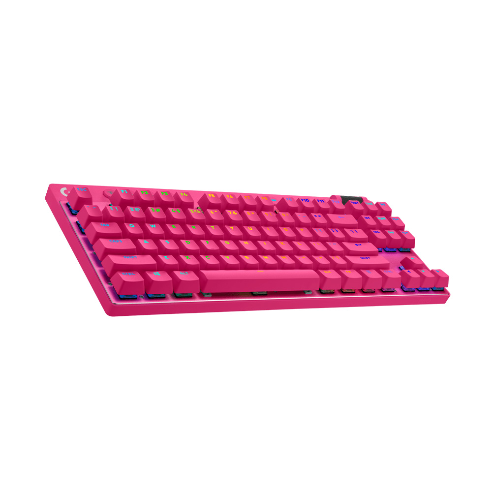 Logitech G PRO X TKL Lightspeed 無線機械電競鍵盤(觸感茶軸)(粉紅色)