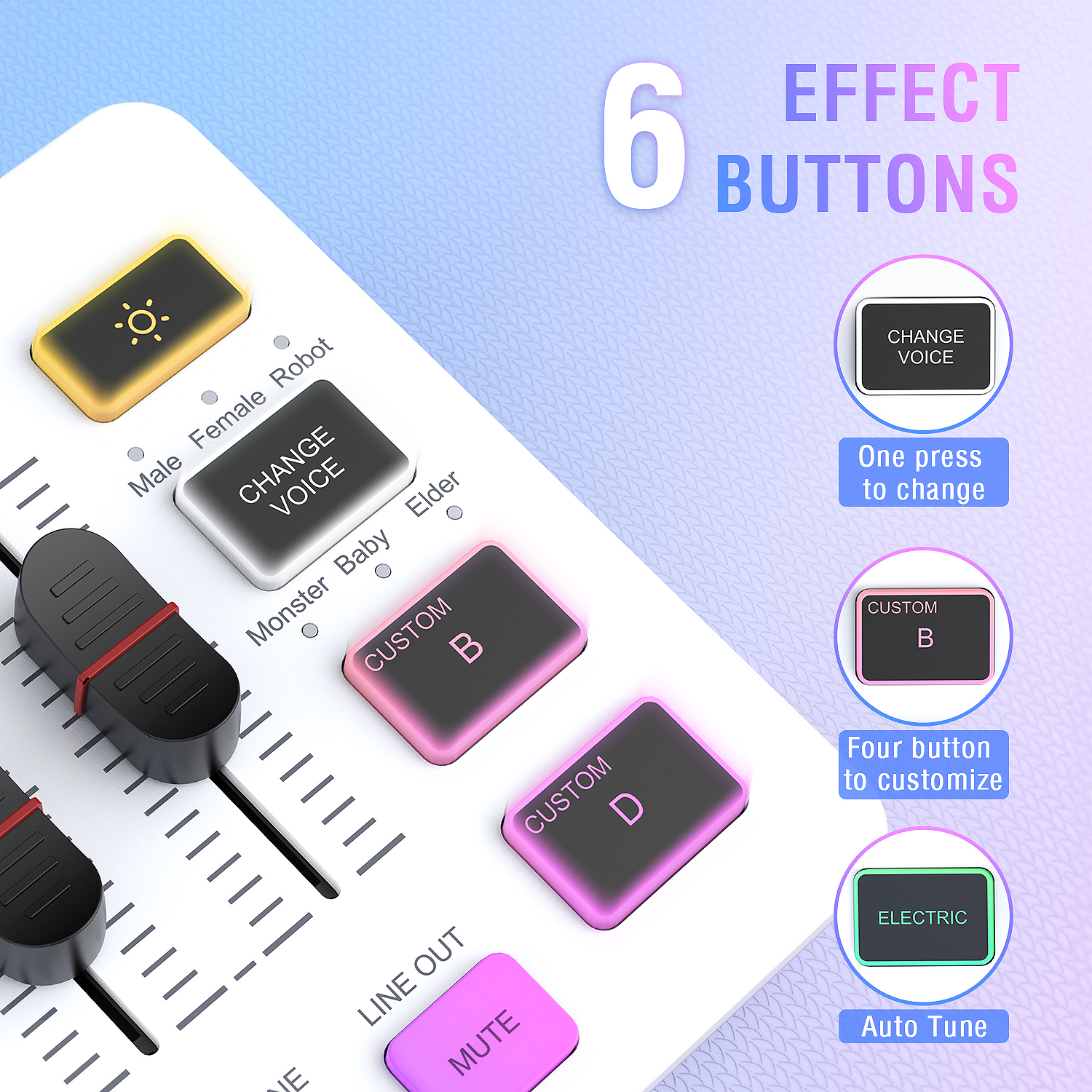 FIFINE AMPLIGAME SC3 遊戲專用直播混音器(黑)