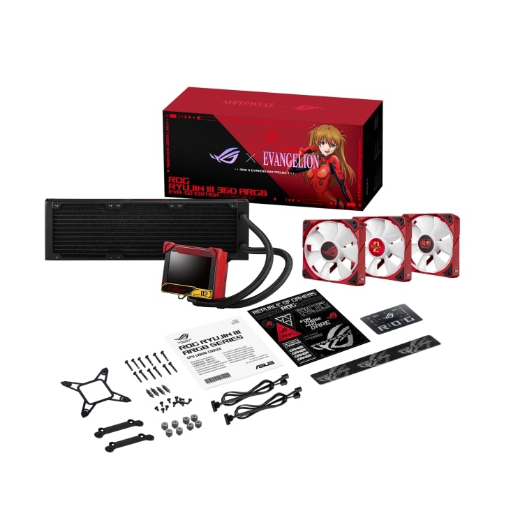 ASUS ROG RYUJIN III 水冷散熱器(EVA02-ARGB-LCD-360mm)
