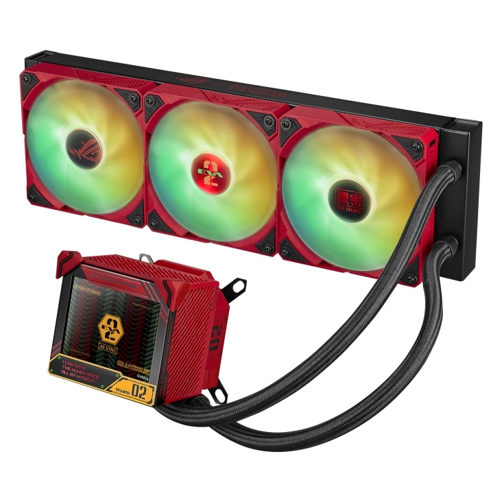 ASUS ROG RYUJIN III 水冷散熱器(EVA02-ARGB-LCD-360mm)