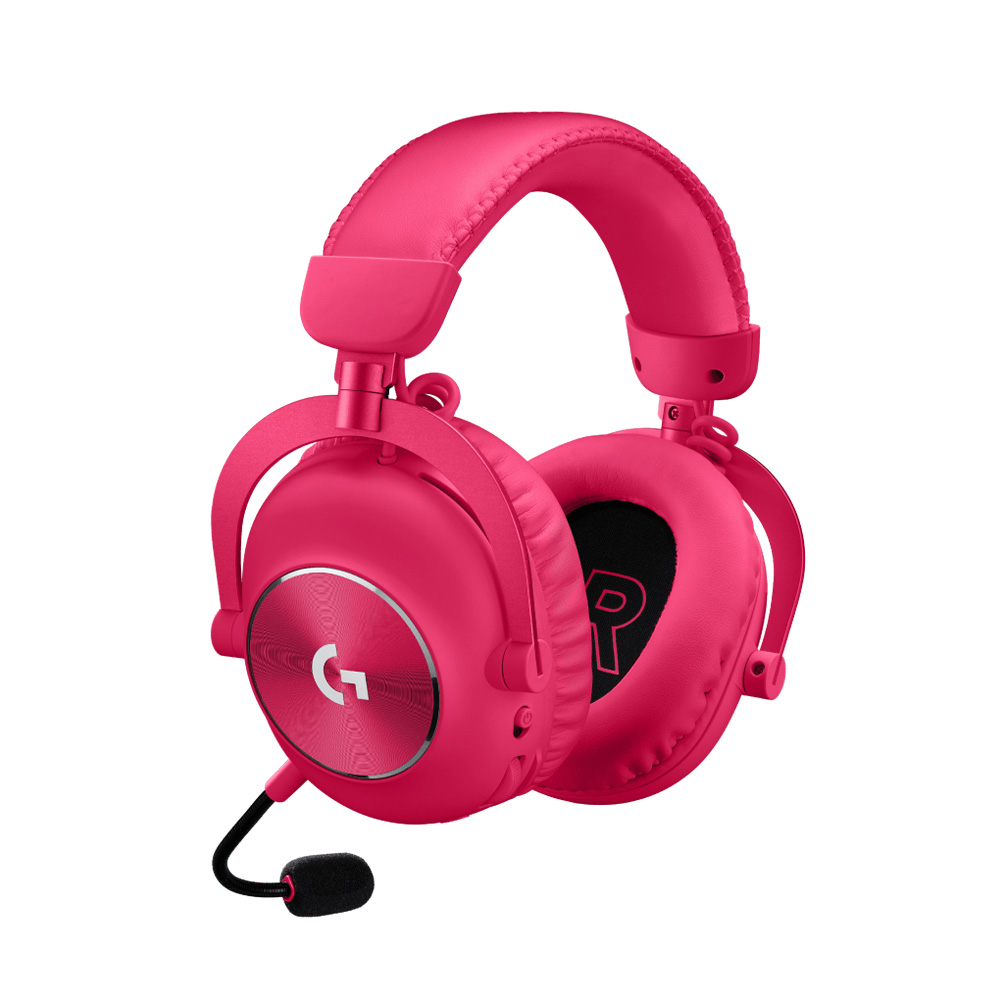 Logitech G PRO X 2 LIGHTSPEED 無線 7.1 聲道環繞音效電競耳機(粉紅色)