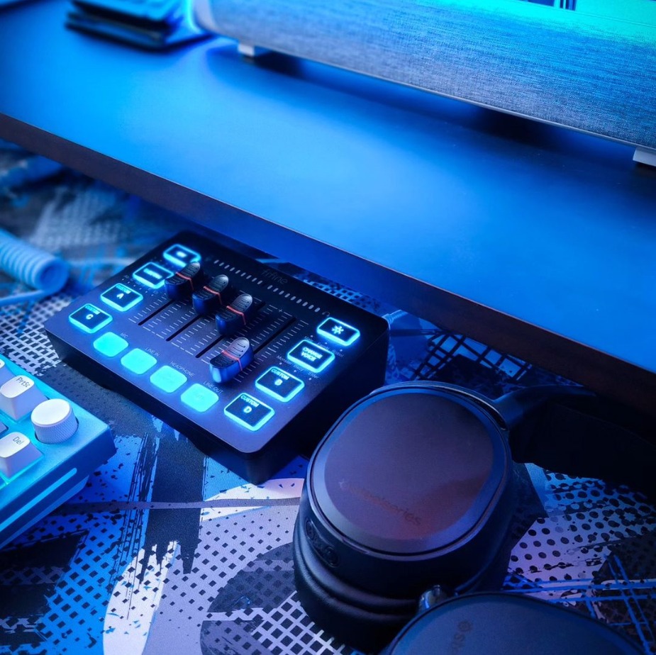 FIFINE AMPLIGAME SC3 遊戲專用直播混音器(黑)