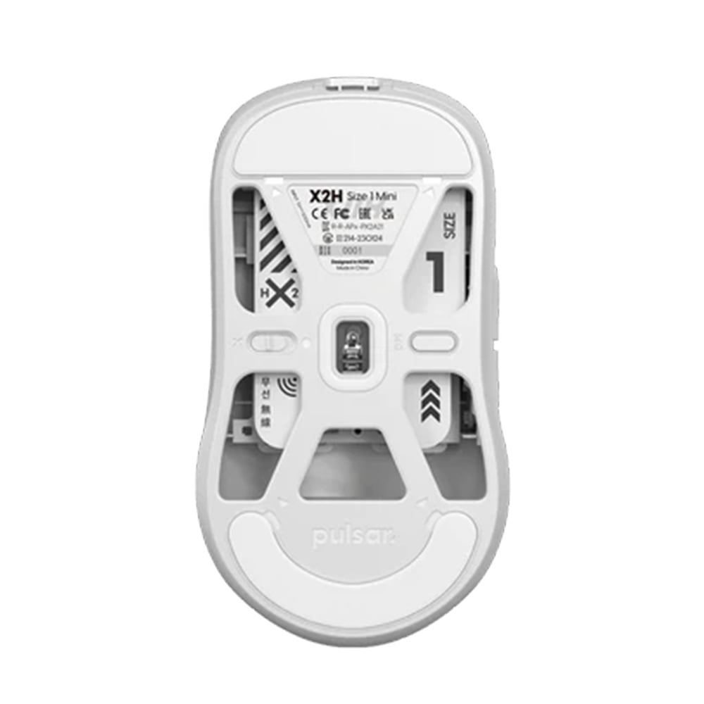 Pulsar X2-H Size 1 無線遊戲滑鼠(White)