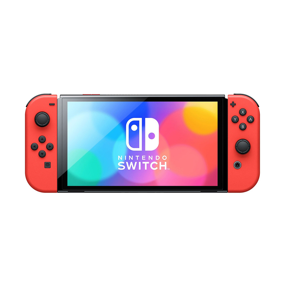 Nintendo Switch 遊戲主機 (OLED款式)(瑪利歐亮麗紅)
