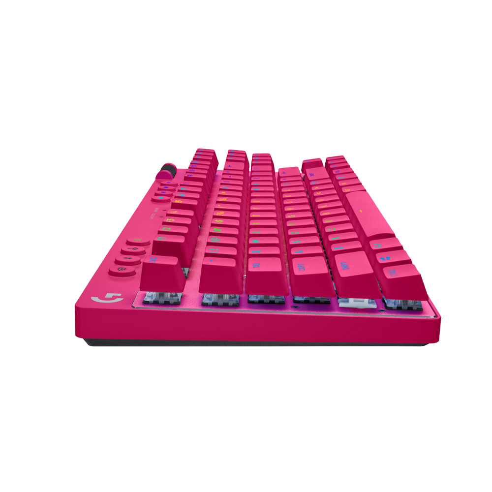 Logitech G PRO X TKL Lightspeed 無線機械電競鍵盤(觸感茶軸)(粉紅色)