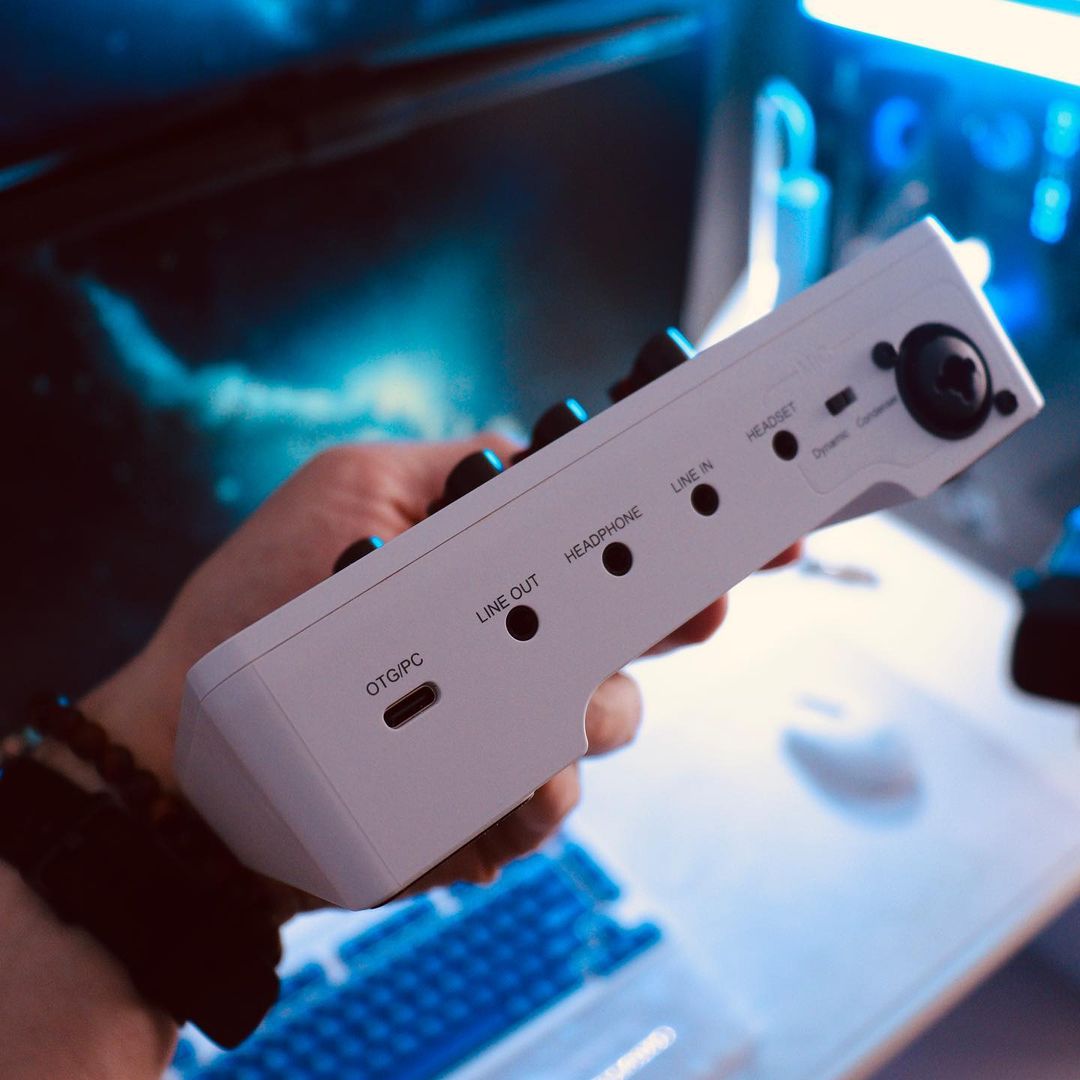 FIFINE AMPLIGAME SC3 遊戲專用直播混音器(白)