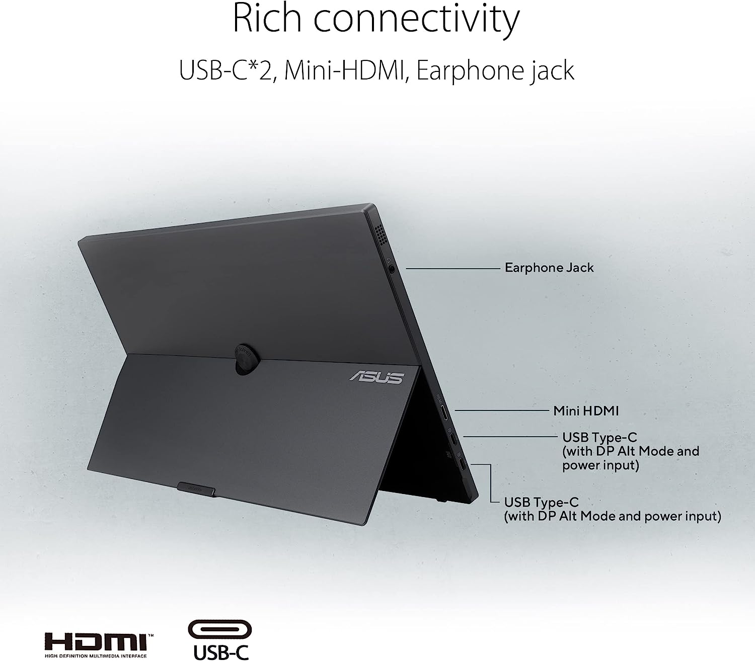 ASUS ZenScreen Touch MB16AHT 15.6吋 FHD IPS 十點觸控 便攜顯示器