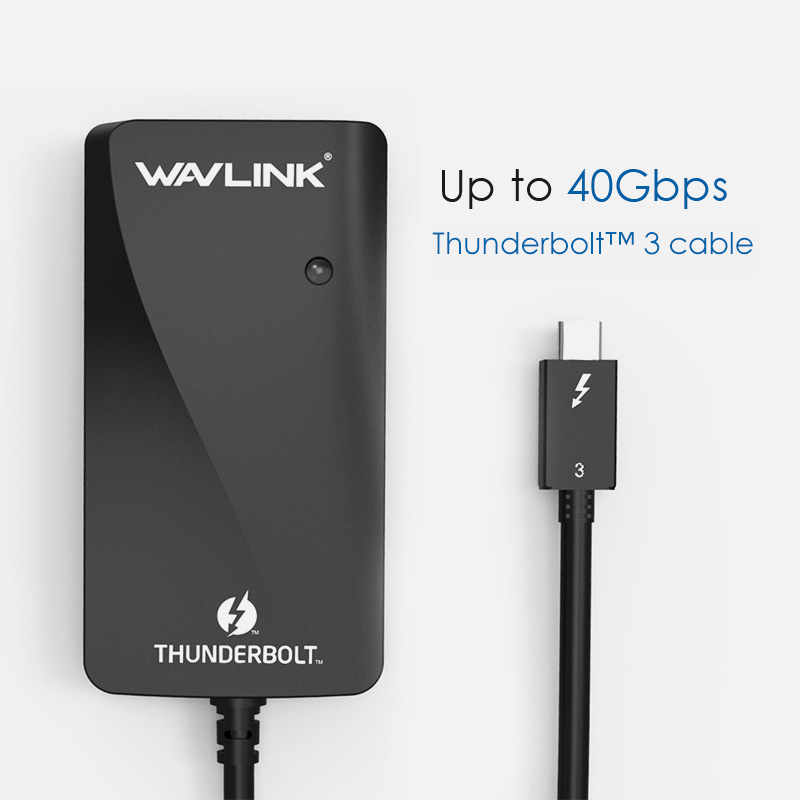 WAVLINK Thunderbolt 3 to 5K@60Hz / Dual 4K@60Hz DP Adapter 雷電三轉雙DP轉接器