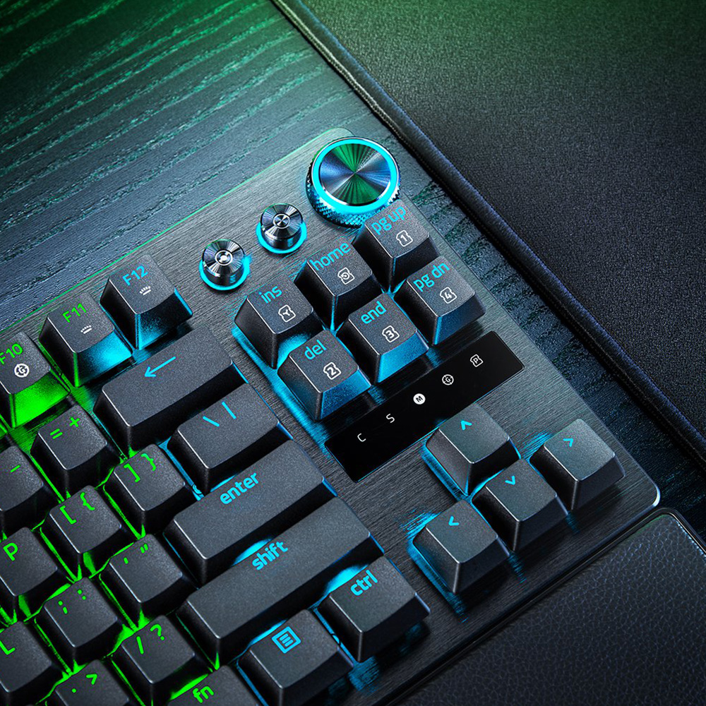 Razer Huntsman V3 Pro Tenkeyless 無數字鍵類比式光學電競鍵盤-黑色(英文鍵)