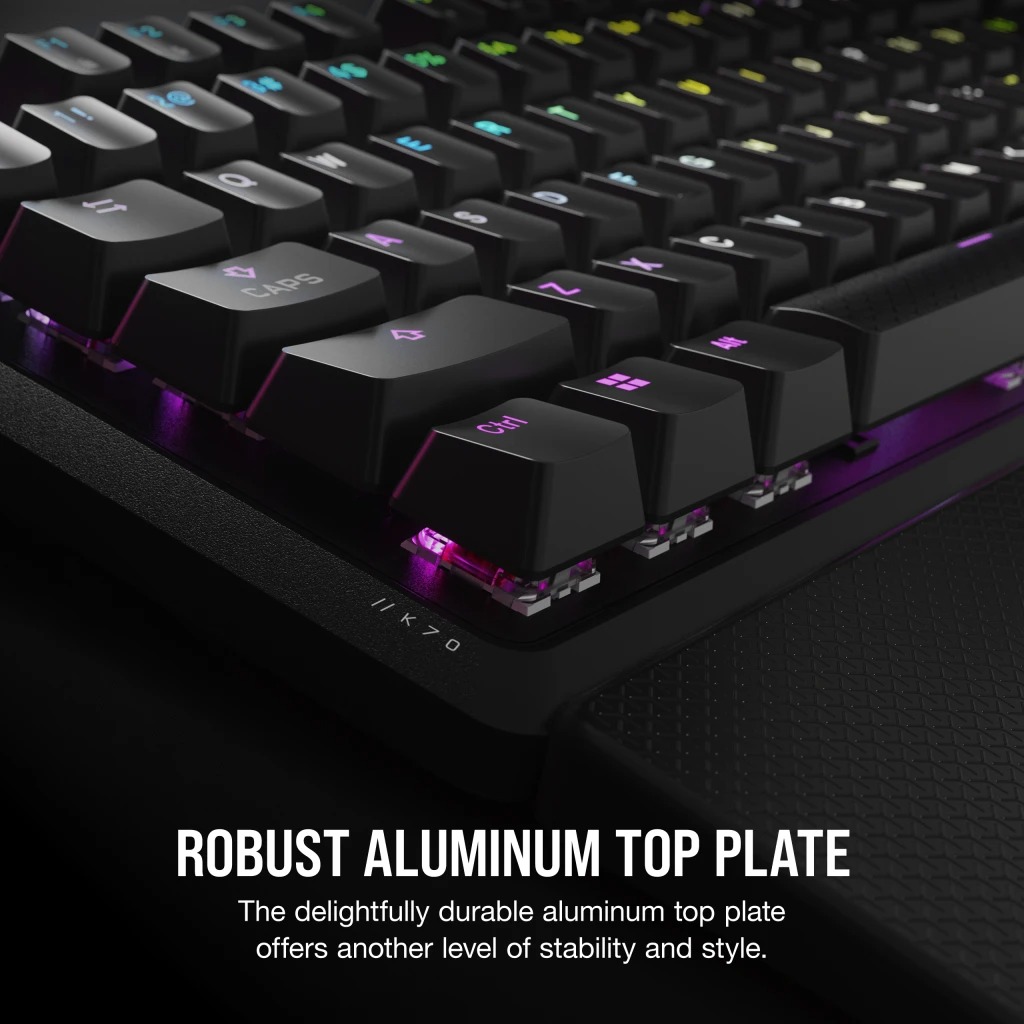 Corsair K70 CORE RGB 機械式鍵盤(MLX Red-線性軸體-無腕托版)