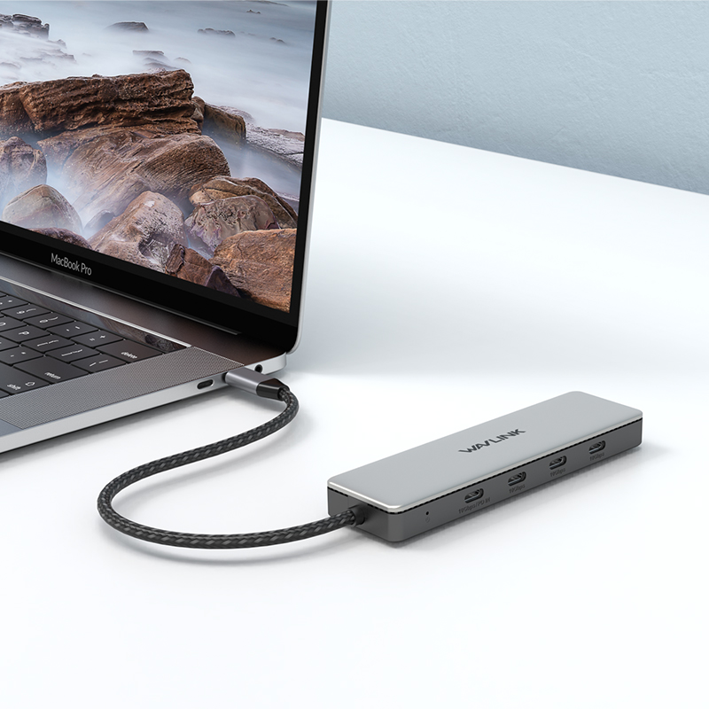 WavLink 4in1 Type-C 10G 4ports USB3.2 Hub with 100W PD 集線器 (WL-UHP3411)