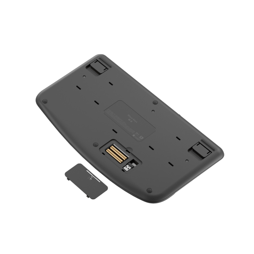 Logitech Wave Keys 人體工學鍵盤(石墨灰)