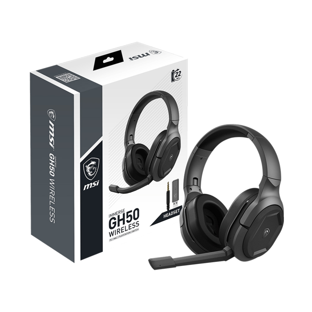 MSI IMMERSE GH50 WIRELESS 無線電競耳機