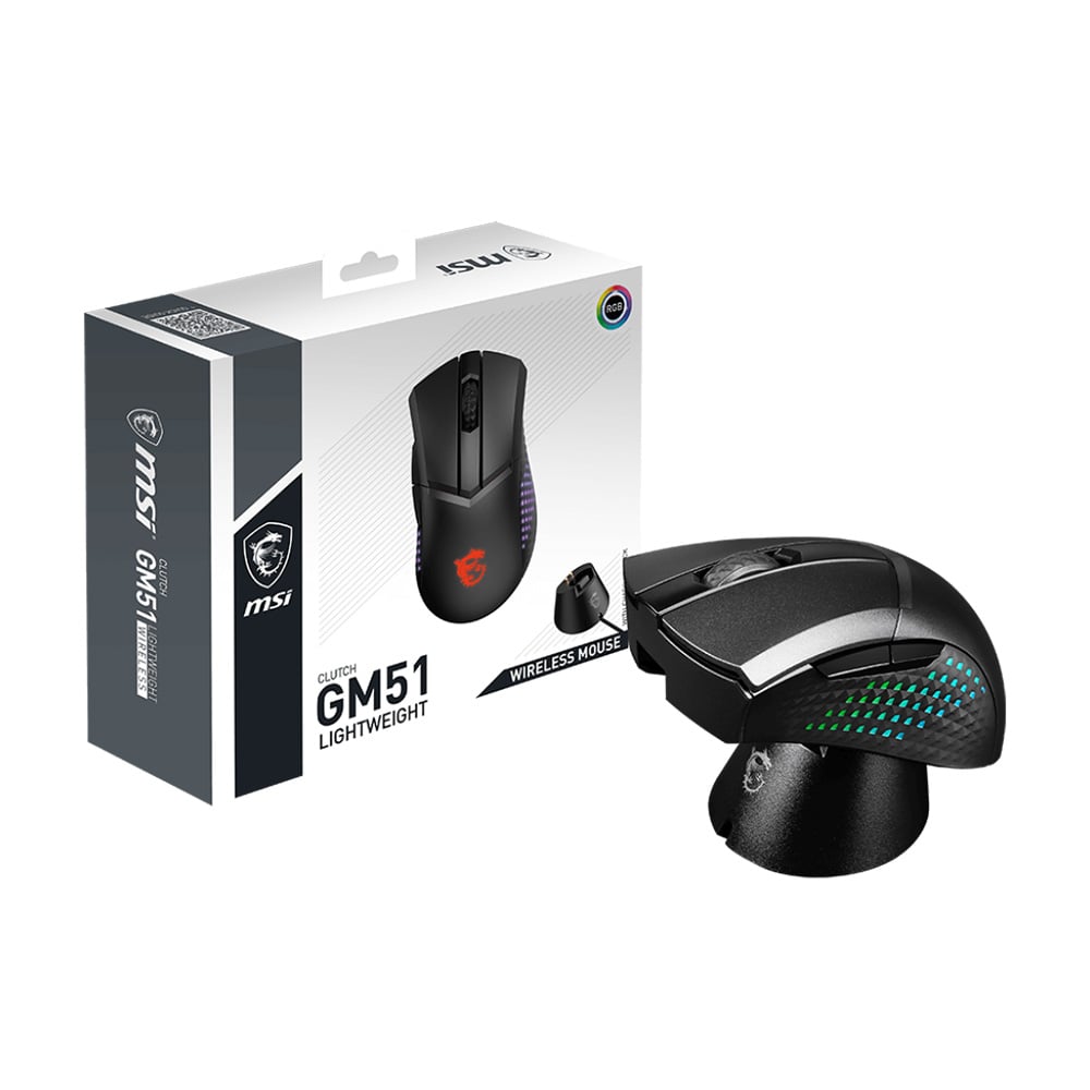 MSI CLUTCH GM51 LIGHTWEIGHT WIRELESS 超輕量無線遊戲滑鼠