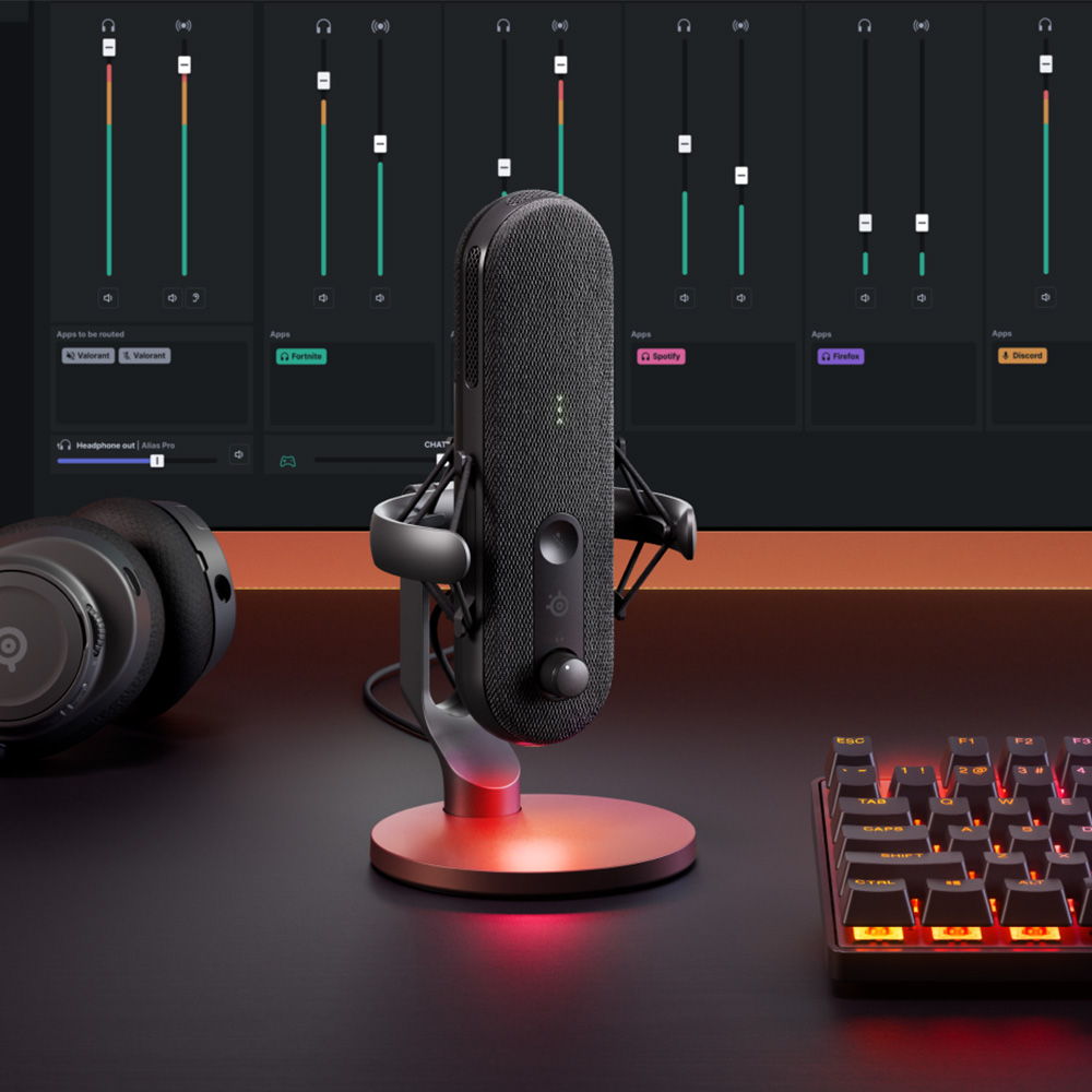 Steelseries ALIAS USB-C 電競電容麥克風