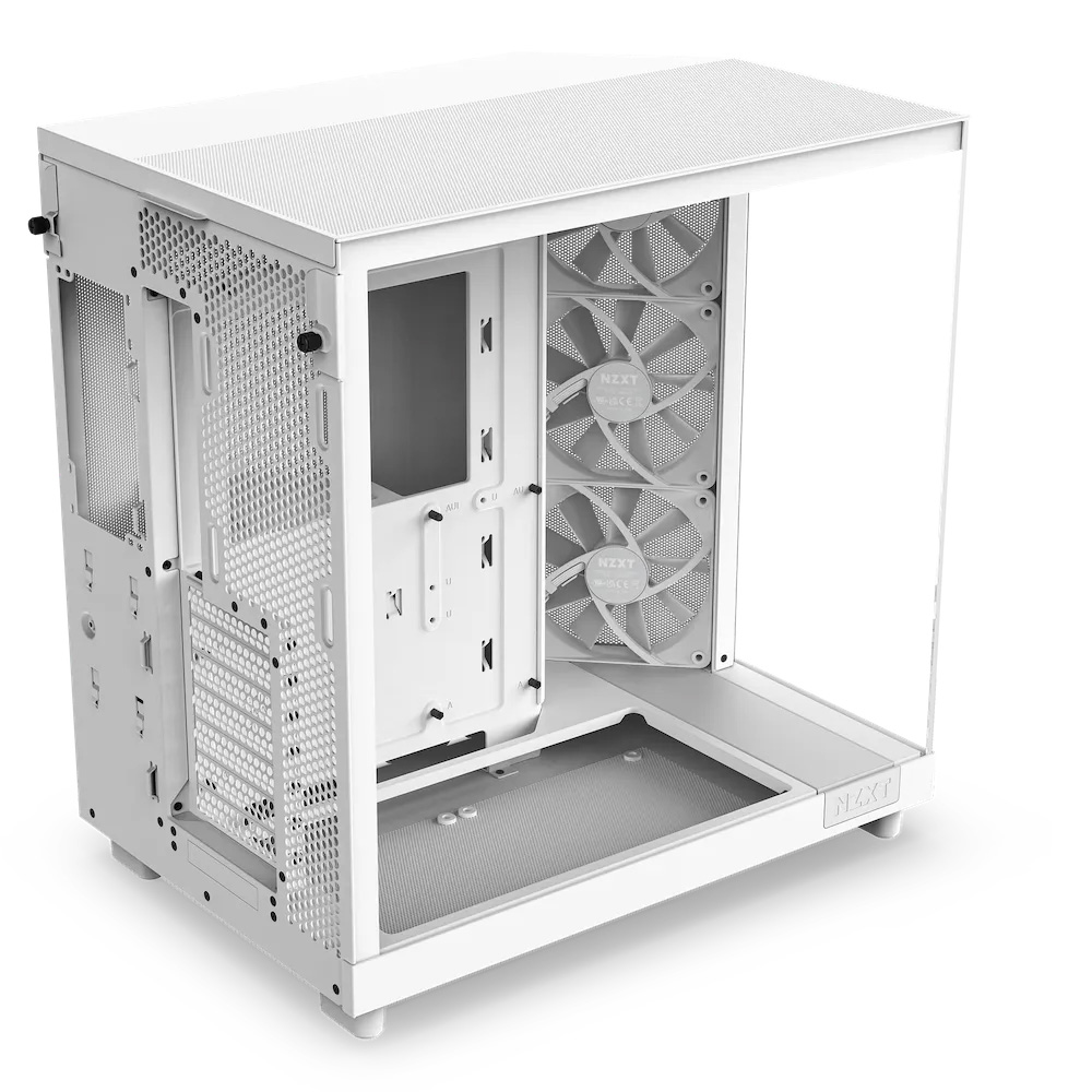 NZXT H6 Flow (2023) Dual-Chamber Mid-Tower Airflow Case 中塔機箱(白色-CC-H61FW-01)