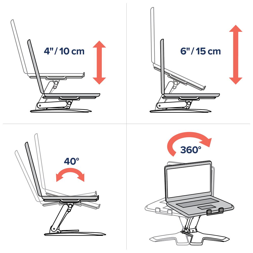 Ergotron Neo-Flex® Notebook Lift Stand 可升降手提電腦支架(33-334-085)