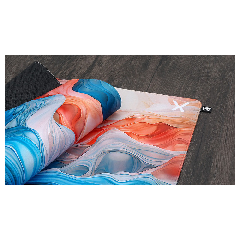 CHERRY XTRFY K5V2 Amnis Blue Hot-swappable 洪流主題 連桌墊 MX2A預潤滑紅軸 可換軸 機械式鍵盤