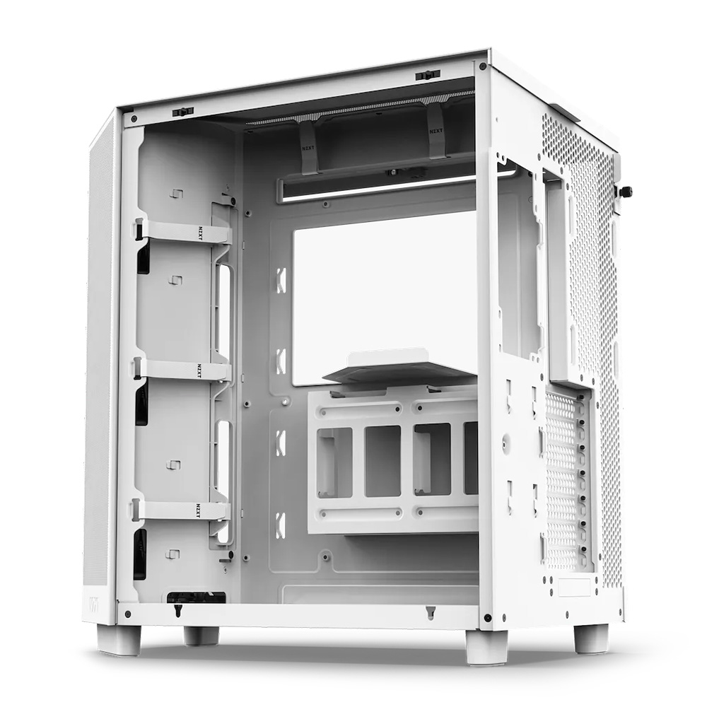 NZXT H6 Flow (2023) Dual-Chamber Mid-Tower Airflow Case 中塔機箱(白色-CC-H61FW-01)