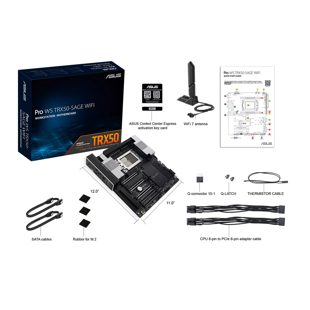 ASUS Pro WS TRX50-SAGE WIFI DDR5 Threadripper 工作站主機板(Pro WS TRX50-SAGE WIFI)