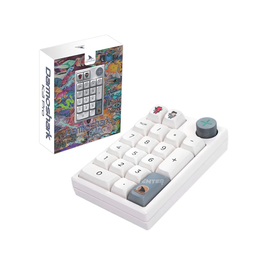 Darmoshark K3 Pro 2.4G 藍牙 三模 無線數字鍵盤