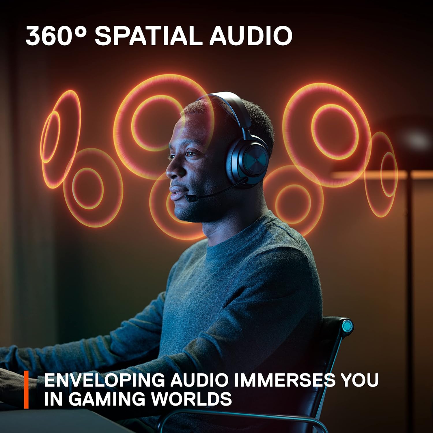 SteelSeries Arctis Nova Pro Wireless ANC 2.4G及藍牙無線耳機(61522)(For PS5 and PC-黑色 61522)