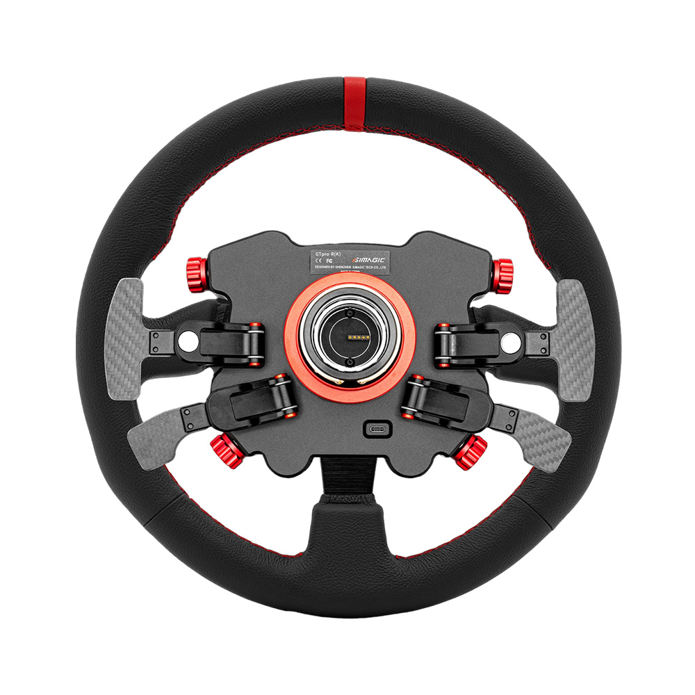 Simagic GT1 Pro Hub-R(K) 雙離合器方向盤(皮革)