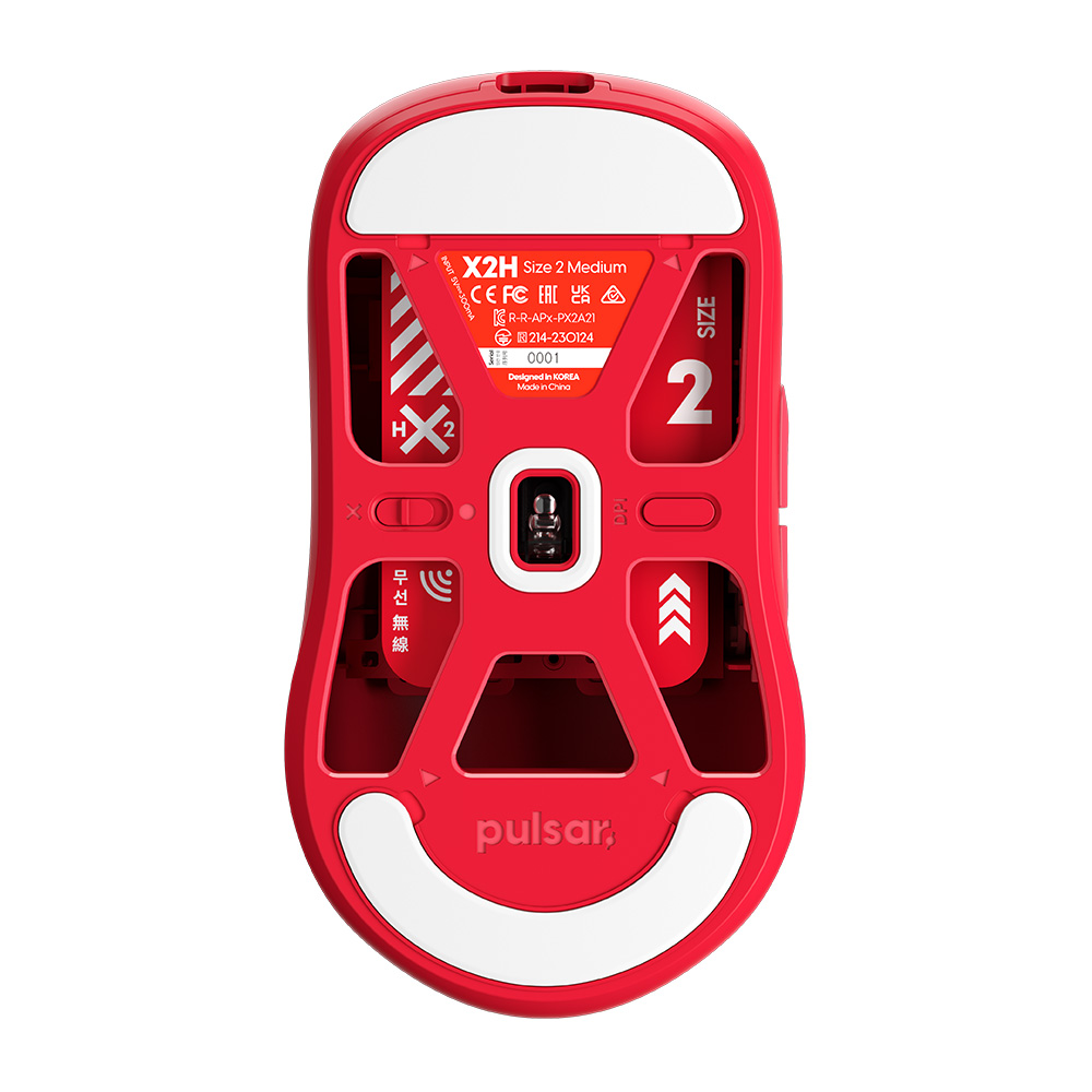 Pulsar X2-H Size 2 無線遊戲滑鼠 (RED Limited Ed.)