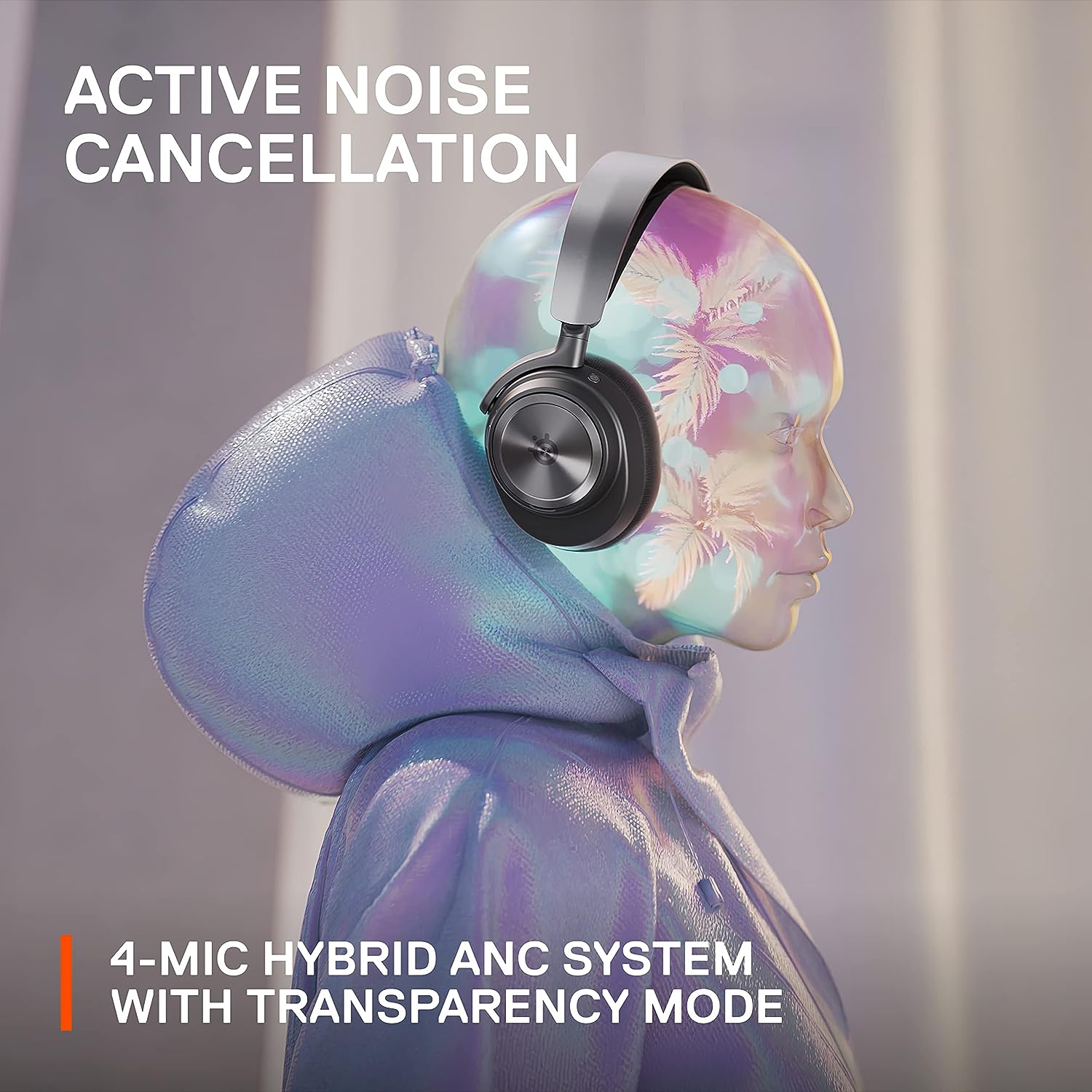 SteelSeries Arctis Nova Pro Wireless ANC 2.4G及藍牙無線耳機(61522)(For PS5 and PC-黑色 61522)
